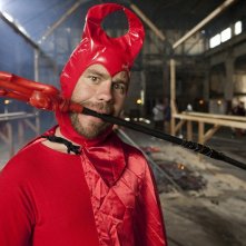 Chris Pontius in una scena di Jackass 3-D