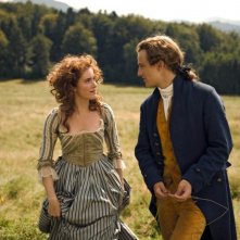 Miriam Stein e Alexander Fehling nel film Goethe!