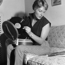 Carla Del Poggio negli anni Cinquanta, durante la collaborazione con la compagnia teatrale di Eduardo