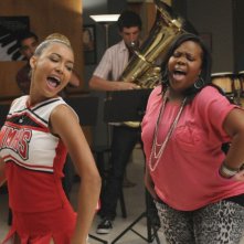 Naya Rivera e Amber Riley nell'episodio Duets di Glee