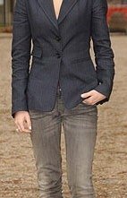 Camilla Diana durante le ripresa di Anna e i 5