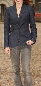 Camilla Diana durante le ripresa di Anna e i 5