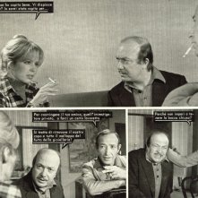 Nello Appodia con Michela Roc e J.M. Carletto nel fotoromanzo LANCIO LUKY MARTIN n. 70.1974