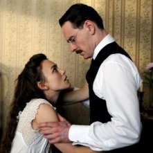 Keira Knightley e Michael Fassbender in A Dangerous Method