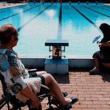 Manuela Di Giacinto e Antonio Topitti nel cortometraggio Salve Regina (foto di Gianluca Pisciaroli)