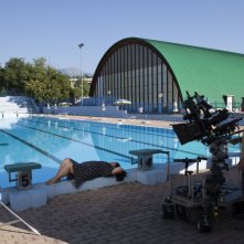 Manuela Di Giacinto sul set corto Salve Regina
