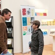 Matt Damon e Frankie McLaren, protagonisti maschili di Hereafter