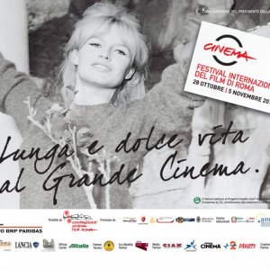 Brigitte Bardot in una delle belle immagini promozionali per il Festival di Roma 2010