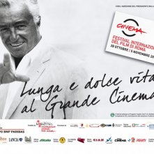 Vittorio De Sica in una delle belle immagini promozionali per il Festival di Roma 2010