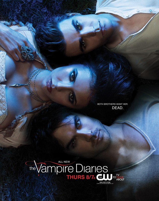 Un Poster Della Season 2 Di The Vampire Diaries Con La Scritta Both Brothers Want Her Dead 180073