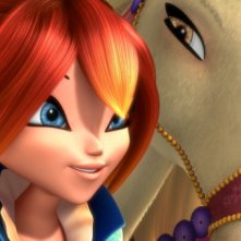 Bloom col suo cavallo nel film Winx Club 3D