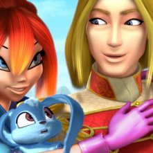 Bloom insieme all'amato principe nel film Winx Club 3D