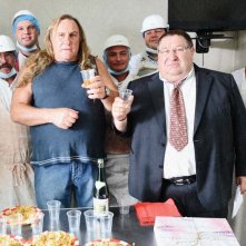 Gérard Depardieu in una sequenza del film Mammuth