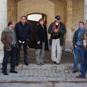 Bertrand Tavernier sul set del film La princesse de Montpensier