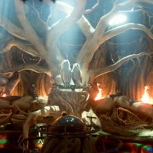 Boron e Barran al centro di una scena del fantasy Il regno di Ga'Hoole: la leggenda dei guardiani