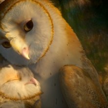 Eglantine con il bravo Soren in Legend of the Guardians