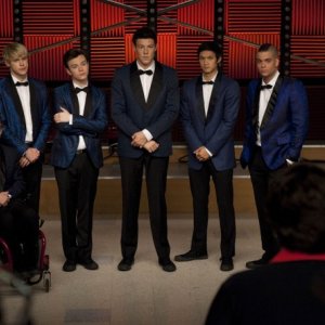 Glee: una scena dell'episodio Never Been Kissed