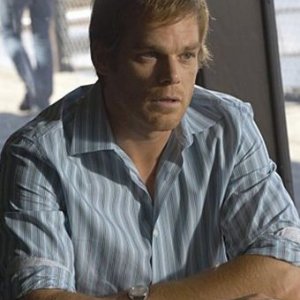 Michael C. Hall in una scena dell'episodio First Blood di 'Dexter'