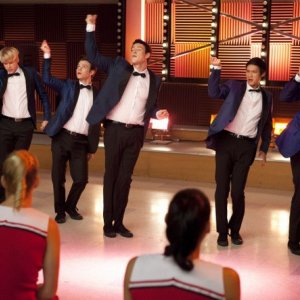 Una delle coreografie dell'episodio Never Been Kissed di Glee