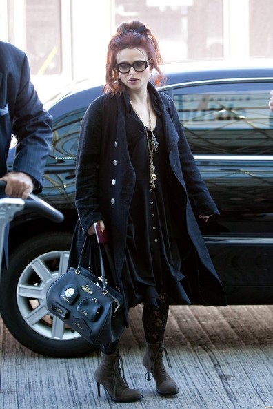 Helena Bonham Carter Si Prepara A Partire Dal Los Angeles International Airport 180865