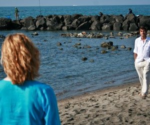 Ivan Franek e Lena Reichmuth nel film In carne e ossa