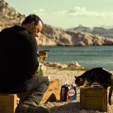 Jean Reno in una sequenza de L'immortale