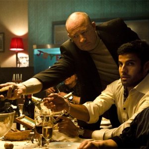 Luc Palun insieme a Daniel Lundh in una scena del film L'immortale