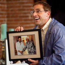 Steve Carell camuffato per divertire in Dinner for Schmucks