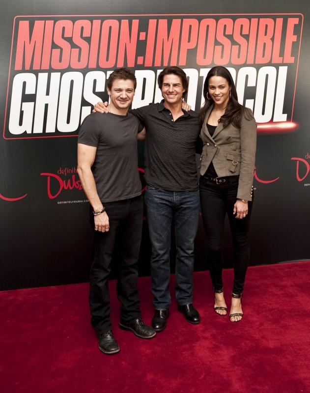 Tom Cruise E Jeremy Renner Con Paula Patton Presentano Il Quarto Capitolo Di Mission Impossible Ghos 180828