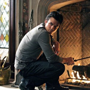 Damon (Ian Somerhalder) in una scena dell'episodio Plan B di Vampire Diaries