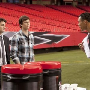 James Lafferty, Steven Howell e Tony Gonzalez nell'episodio Mouthful of Diamonds di One Tree Hill