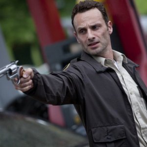 Andrew Lincoln nell'episodio Days Gone Bye di The Walking Dead