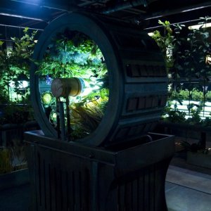 Un'immagine del laboratorio di coltura idroponica nell'episodio Awakenings di Stargate Universe
