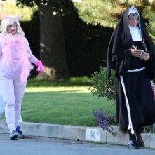Harrison Ford Vestito Da Suora E Calista Flockhart Vestita Da Maialina Festeggiano Halloween 2010 181310
