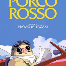 Locandina italiana del film d'animazione Porco Rosso (1992)