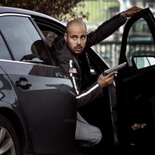 Marco D'Amore in una scena di Una vita tranquilla