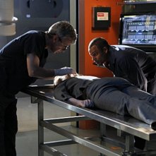 Robert Joy e Hill Harper in CSI: New York,nell'episodio Hide Sight