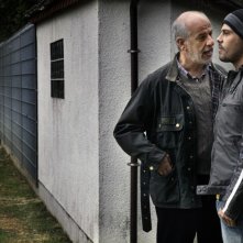 Toni Servillo con Marco D'Amore in una scena di Una vita tranquilla