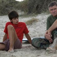 Treat Williams con Luigi Ciardo nel film L'estate di Martino