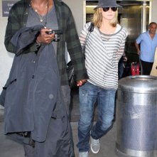 Heidi Klum e il marito Seal arrivano al LAX Airport dopo la festa di Halloween a New York
