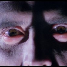 Lo sguardo di Fabrizio Jovine in una scena del film Paura nella città dei morti viventi