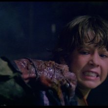 Luca Venantini in una sequenza del film Paura nella città dei morti viventi