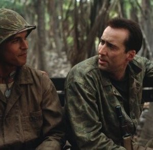 Nicolas Cage e Adam Beach in una scena del film Windtalkers