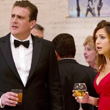 Alyson Hannigan e Jason Segel nell'episodio Natural History di How I Met Your Mother