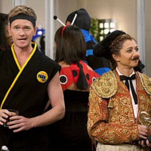 Neil Patrick Harris ed Alyson Hannigan nell'episodio Canning Randy di How I Met Your Mother