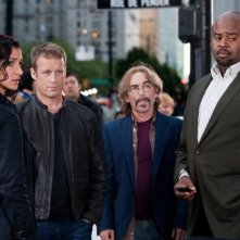 Indira Varma, Mark Valley, Jackie Earle Haley e Chi McBride nell'episodio Ilsa Pucci di Human Target