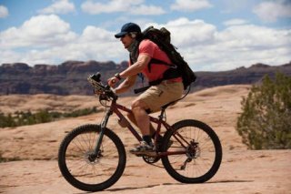 James Franco in una scena del film 127 Hours
