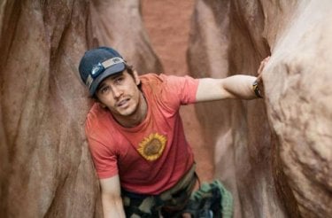 James Franco in una sequenza del film 127 Hours