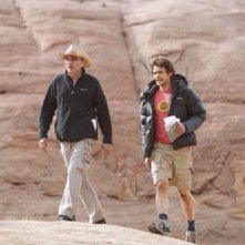 Un Immagine Di James Franco E Danny Boyle Durante Le Riprese Del Film 127 Hours 181818