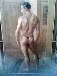 Un Quadro Nel Quale E Raffigurato Un Modello Nudo Che Potrebbe Essere Sean Connery Prima Che Inizias 181901